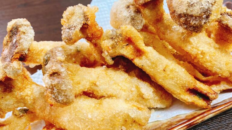 たった１００円で作れる『サックサク♪松茸のやみつき唐揚げ』がマジで旨過ぎる‼ Crispy Fried MATSUTAKE MUSHROOM