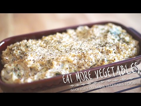 ヘルシーな豆腐クリームで作るほうれん草のドリア！：How to make Spinach doria | EAT MORE VEGETABLES