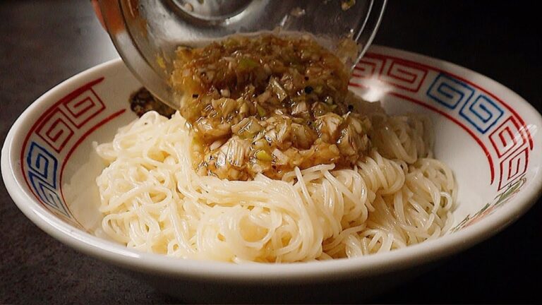 たった５分で作れてこんだけ旨いんかよ…【ネギ塩そうめん】の作り方