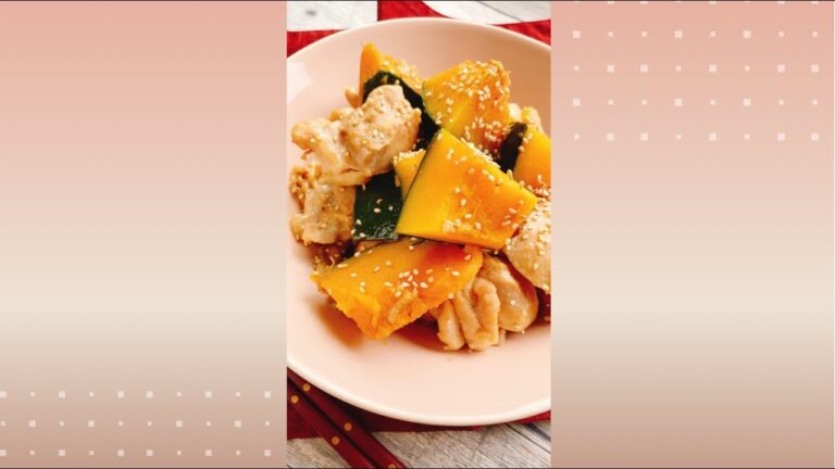 変わり肉じゃが【鶏かぼちゃ】Chicken and pumpkin.