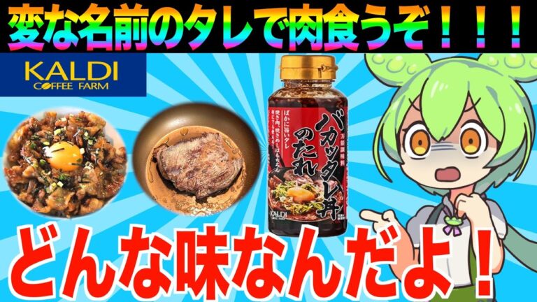 【何これ】KALDIのオリジナルの焼肉のタレがやばすぎた【ずんだもん実況】