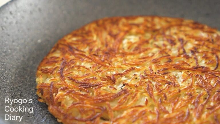 【つなぎは使わない】切って焼くだけのじゃがいもガレット/ How to cook "Potato galette"【じゃがいもレシピ】