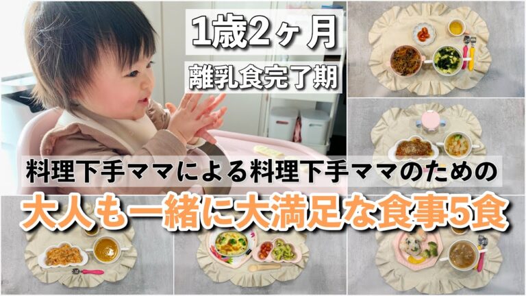 【離乳食完了期】大人も子供も大満足な簡単メニュー5食【幼児食】