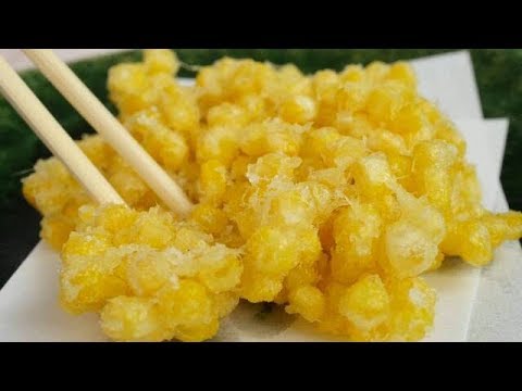 How to make Tempura Corn とうもろこしの天ぷらの作り方