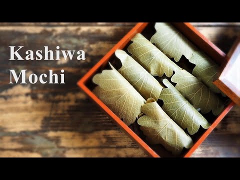 柏餅の作り方  端午の節句・こどもの日に   [Vegetarian recipe] How to make Kashiwa Mochi