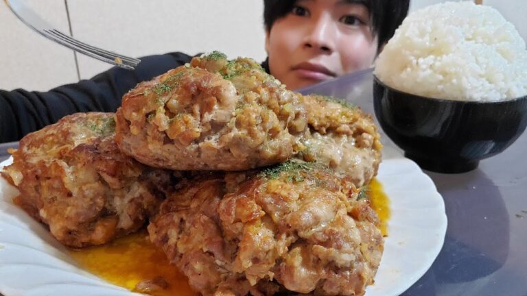 [韓国式ハンバーグ？！]「トッカルビ」を初見で作って食べてみた！！！[料理×モッパン]