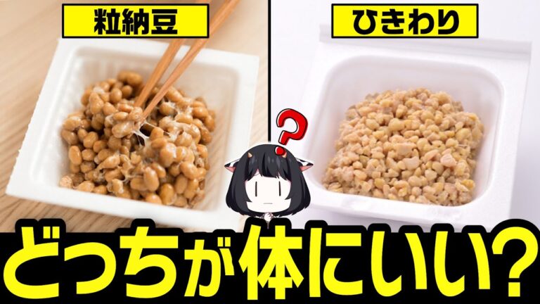 【ゆっくり解説】知れば得する！納豆とひきわりの違いについて