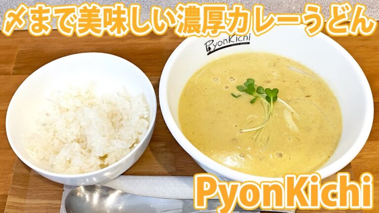 【PyonKichi(ぴょんきち)】二度美味しい濃厚カレーうどん！【静岡市葵区】