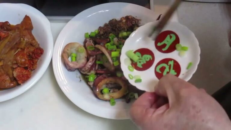 🎣あん肝の生姜煮と🦑イカのバター醤油炒め：全編