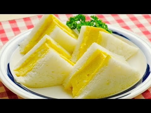 レンジで作る♪ふわふわ玉子サンド