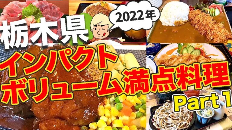 【驚愕！】2022年に食べたインパクトのある料理・ボリューム満点,デカ盛りのお店まとめ①【栃木グルメ】