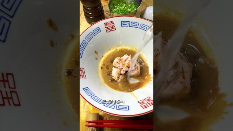 店の味だこりゃ！マルタイの棒ラーメン最高アレンジ #shorts #マルタイ