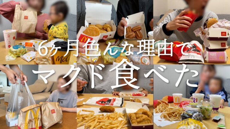 6ヶ月間色んな理由を付けてマクド食べた【作業用BGM】