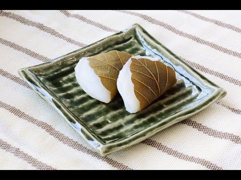 【スイーツレシピ】柏餅　KASHIWAMOCHI Japanese Sweets