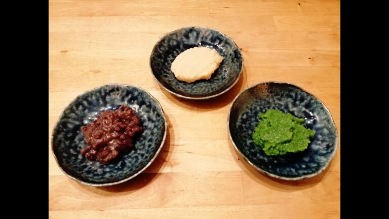 イギリスで簡単手作りあんこ3種【粒あん・白あん・うぐいすあん】How to Make Japanese Traditional Sweet Bean Paste - Easy Way