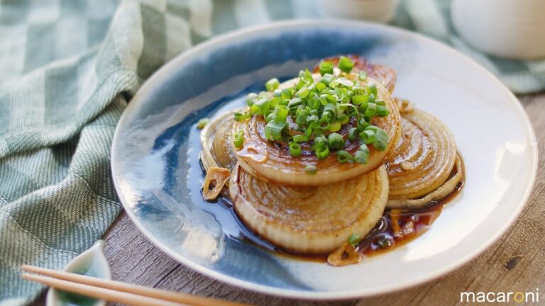 ひと玉まるごとぺろり 玉ねぎの ガリバタ ステーキの レシピ 作り方