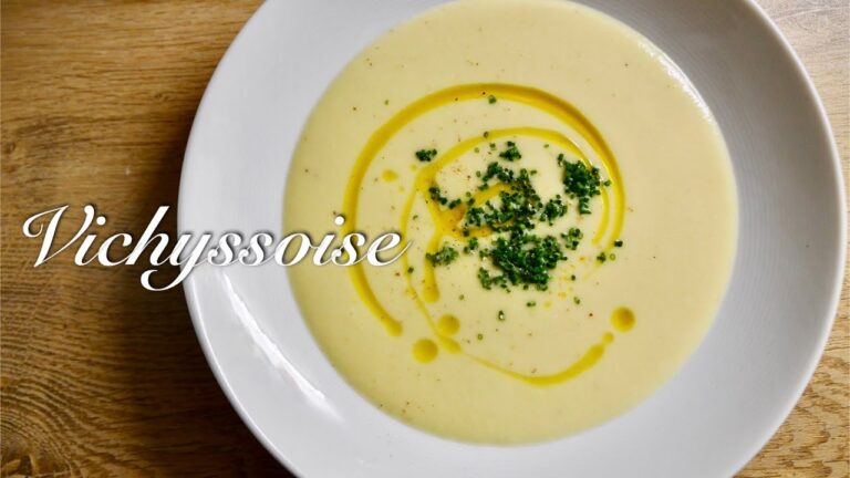 【ヴィシソワーズ】フランス料理のプロが教える！ポワローとじゃがいもの冷製スープ/How to make Vichyssoise/Crème Vichyssoise Glacée