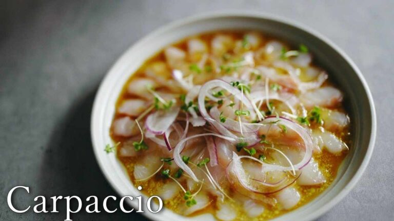 【イタリア料理】Carpaccio｜真鯛のカルパッチョ