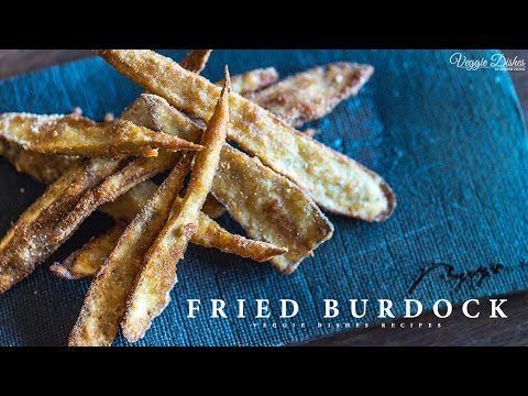 食べ始めたら止まらない、ごぼうの味がクセになる「ごぼうのから揚げ」の作り方：How to make Fried Burdock | Veggie Dishes by Peaceful Cuisine