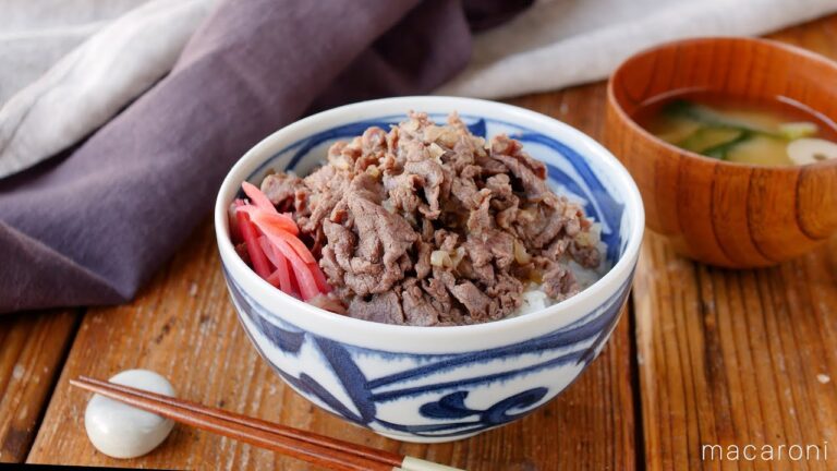 【圧力鍋で作る牛丼】味しみしみ絶品牛丼！たくさん作って作り置きも♪｜macaroni（マカロニ）