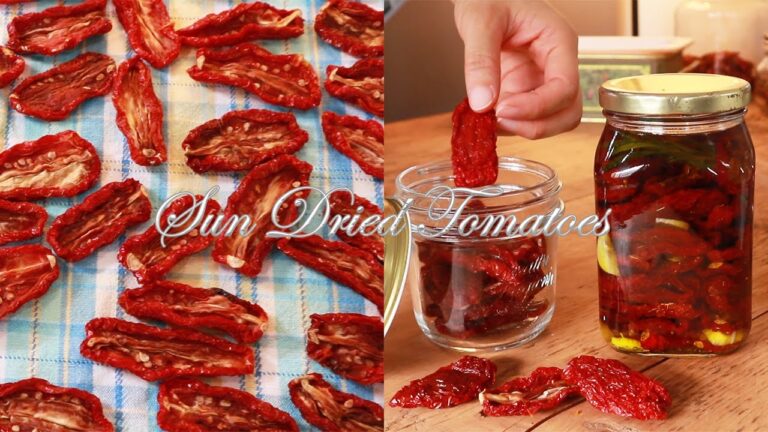 【トマトの長期保存】サンドライトマトの作り方 | How To Make Sun Dried Tomatoes