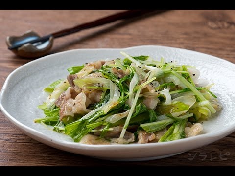 数秒でわかる「豚肉の塩レモン炒め」の作り方