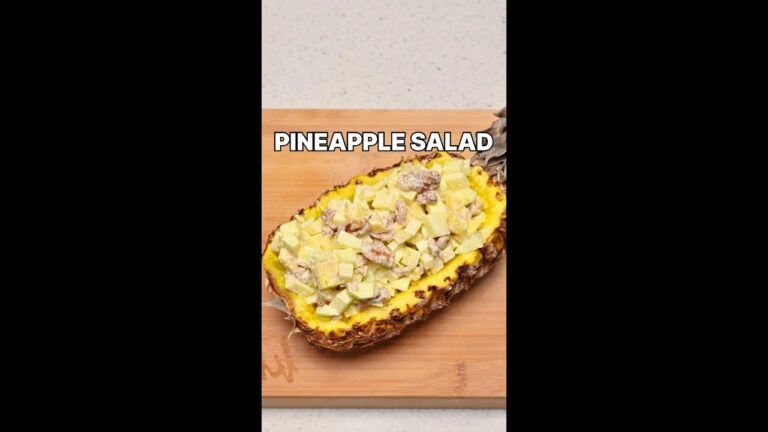 Try This Fresh Pineapple Salad Recipe! #Freshsalad #Saladlover