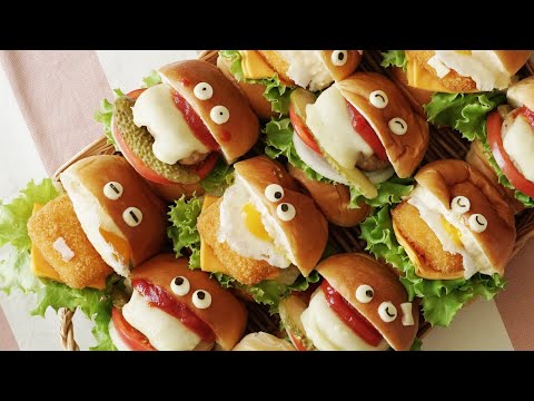 【レシピ】パクパクミニバーガーの作り方