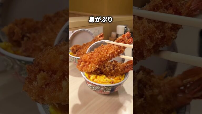 【NEW OPEN】インパクト抜群の海老カツ丼【日本橋】