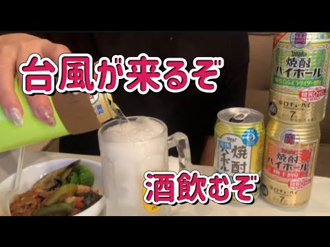 台風が近づいているので食料買い込んでキッチンドランカーしながら作り置きしたよ。マムシ指女が北斗の拳フリーズしたよ