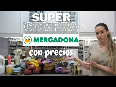 TE ENSEÑO TODO lo que COMPRÉ en MERCADONA 🛒 COMIDA, LIMPIEZA Y BELLEZA✨