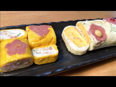 【簡単韓国料理】お花やハート柄の卵焼きの作り方・レシピ