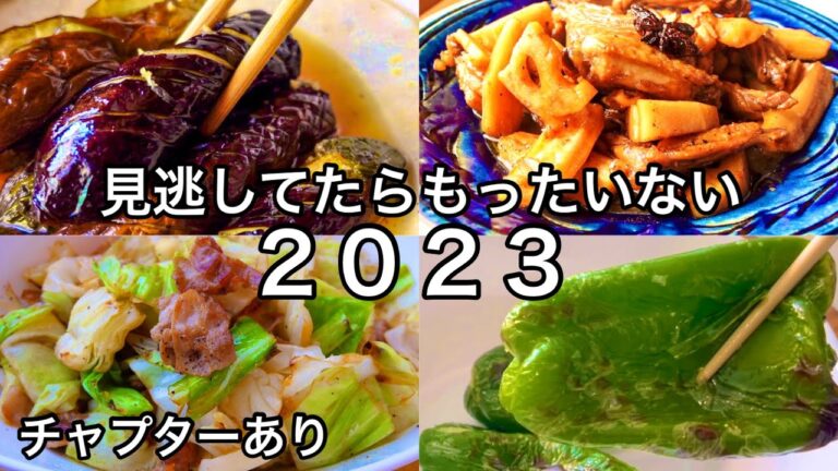 【６レシピ】絶対に定番になります！見逃してほしくない料理動画まとめ！２０２３年人気料理動画