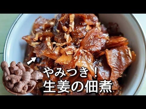 やみつき生姜の佃煮/冷え性対策/新生姜/佃煮の作り方