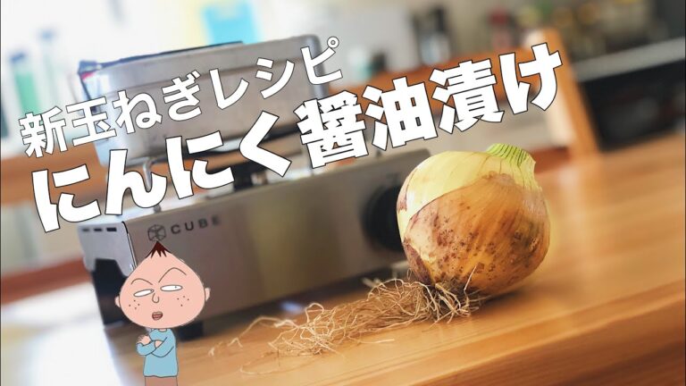 【新玉ねぎレシピ】万能調味料?!新たまねぎのにんにく醤油漬け