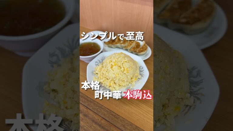 大行列！王道のパラパラチャーハンが美味すぎた【本駒込グルメ】兆徳