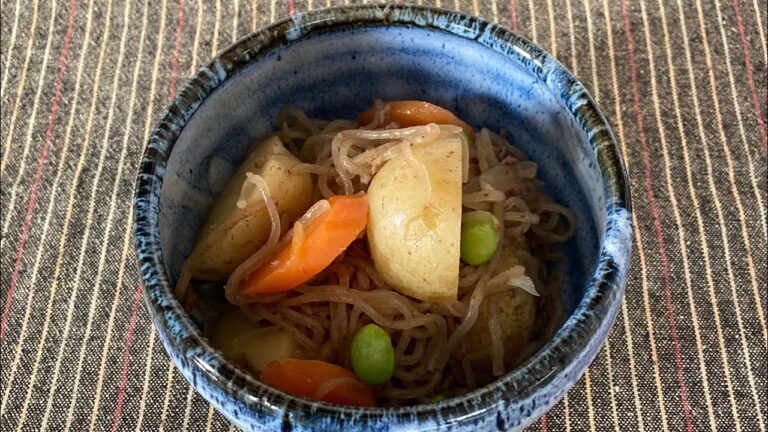 皮ごと新じゃがの肉じゃが♥︎