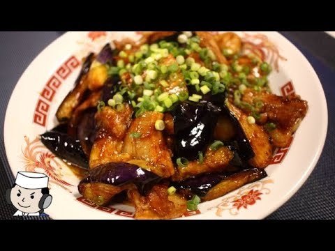 豚バラなす♪　Miso Flavored Pork Belly and Eggplant Stir-Fry♪