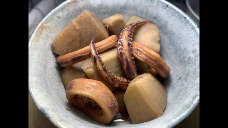 【 イカと里芋の煮物 】THE おふくろの味 ちょい散歩