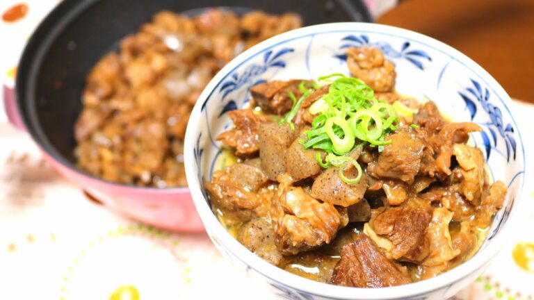 どて煮（どて焼き）人気レシピ Dote-ni (Cow Line Meat Stewed In Miso, Sugar And Sake) Recipe［ASMR有］【パンダワンタン】