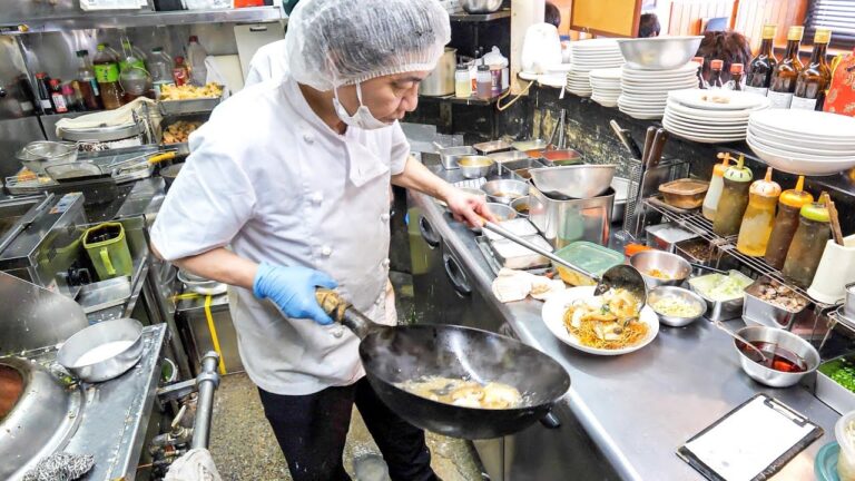 驚愕の鍋振り炒飯厨房！2023年に最も視聴された日本の町中華TOP３丨Egg Fried Rice - Wok Skills in Japan