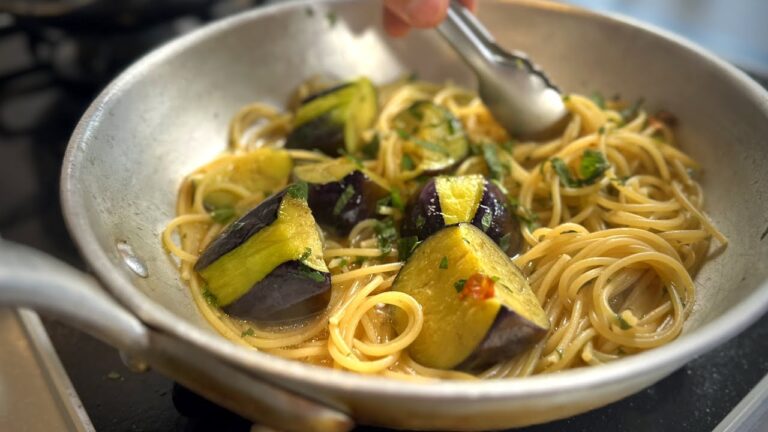 ナスが無限に食べたくなる！【茄子のパスタ】僕が今年一番気に入っているナス料理