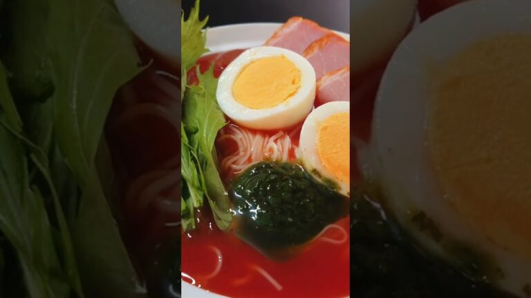 あの技法で素麺でラーメンを作ったよ!