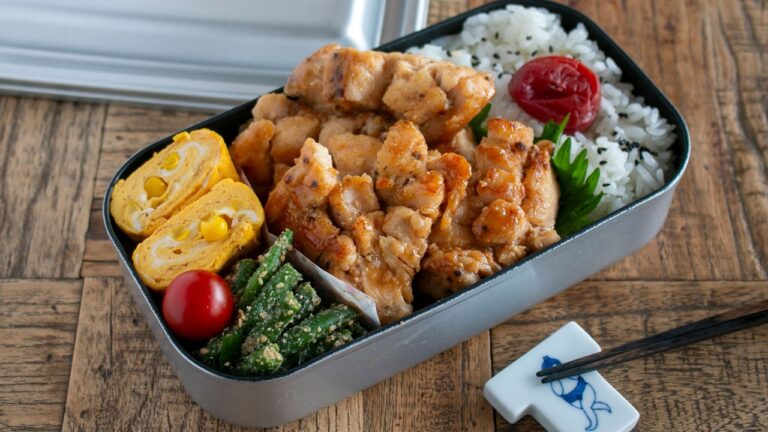 【お弁当作り】鶏むね肉が驚くほどジューシー！レモンガーリックチキン弁当bento＃968