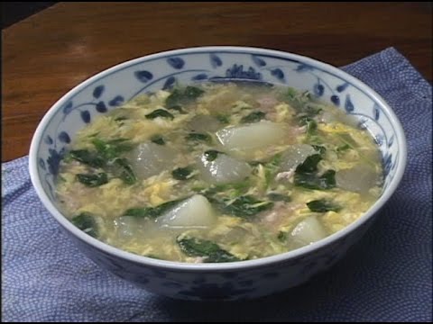 料理レシピ-【冬瓜のふわふわ玉子汁】｜ナスラックKitchen