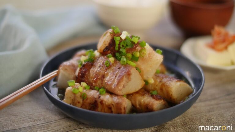 はふはふジューシー！ こんがり 肉巻き 大根の 焼きびたし のレシピ 作り方