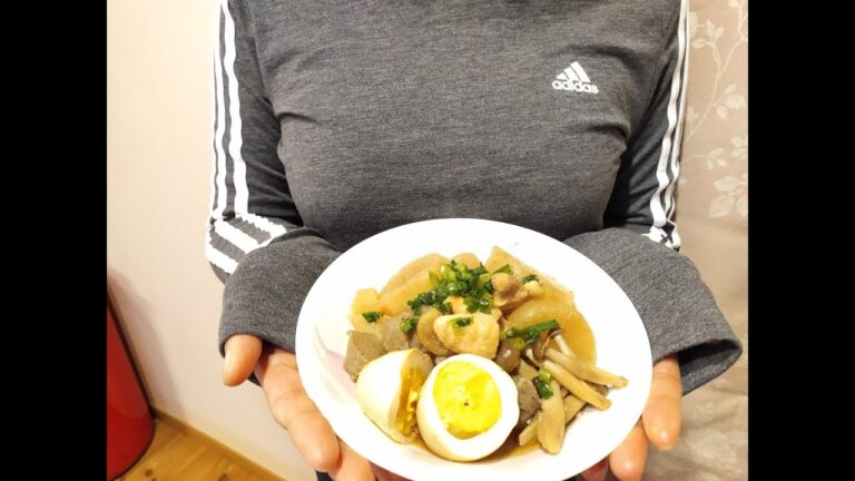 【くまクッキングチャレンジ】【圧力鍋で味しみしみ】大根と鶏肉のほっこり煮