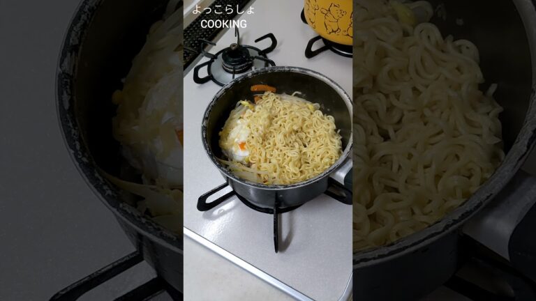 【袋麺】超ズボラなのにこの【やきそば】は最高に美味しく出来上がりました！面倒くさい工程も一切ないので初心者の方でも絶対に失敗しません！