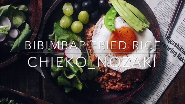 冷ご飯でビビンバチャーハン♡Bibimbap fried rice Recipe♡**