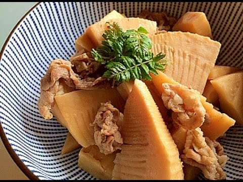 簡単【絶品レシピ】たけのこと豚バラ肉の旨煮